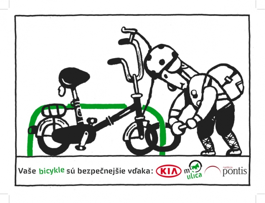 V Žiline OZ Mulica inštalovala 90 cyklostojanov
