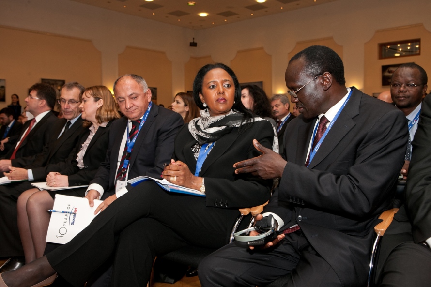 Na minuloročnej konferencii sa zúčastnila aj Amina C. Mohamed, kenská ministerka.