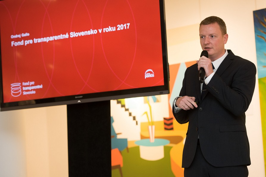 Ondrej Gallo, administrátor Fondu pre transparentné Slovensko.