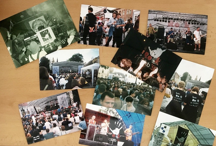 Fotografie zachytávajúce atmosféru Ro(c)ku volieb '98.
