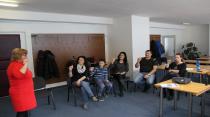 Policemen have been learning sign language in order to be able to communicate with the deaf