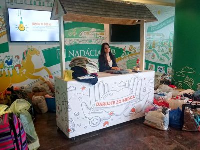 Zo srdca darované veci pomôžu ľuďom v núdzi