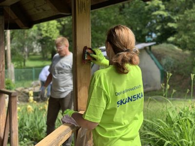 Dobrovoľníci zo Skanska podali ruku v desiatich mestách