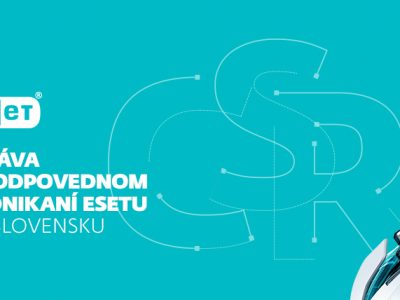 ESET vydáva svoju prvú správu o zodpovednom podnikaní