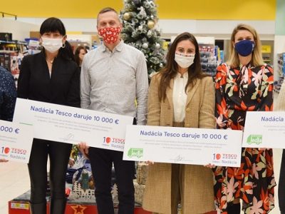 Nadácia Tesco pomáha a zlepšuje život v komunitách už 10 rokov