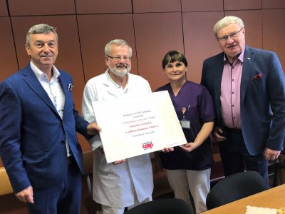 Nadácia COOP Jednota už šiestykrát podporila martinskú nemocnicu lekárskymi prístrojmi