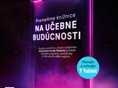 Knižnice môžu získať grant z nového programu Digitálny región